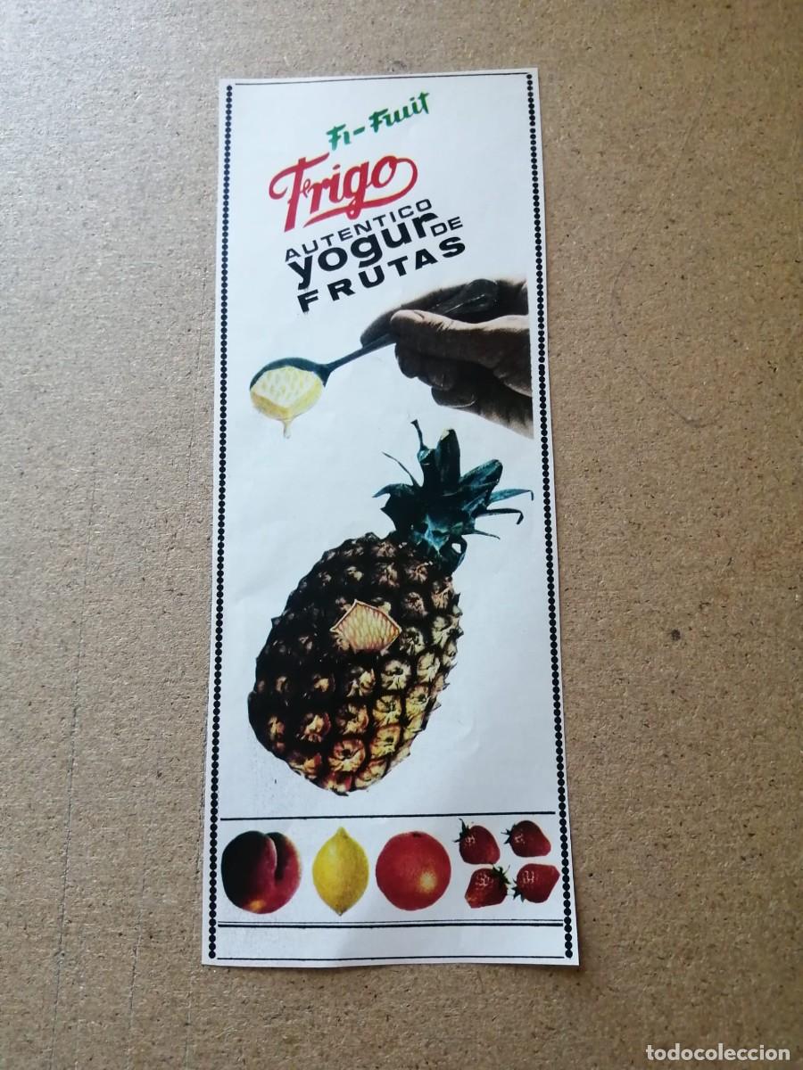 Otros Art&iacute;culos de Coleccionismo en Papel: ANUNCIO. AUTENTICO YOGUR DE FRUTAS FRIGO