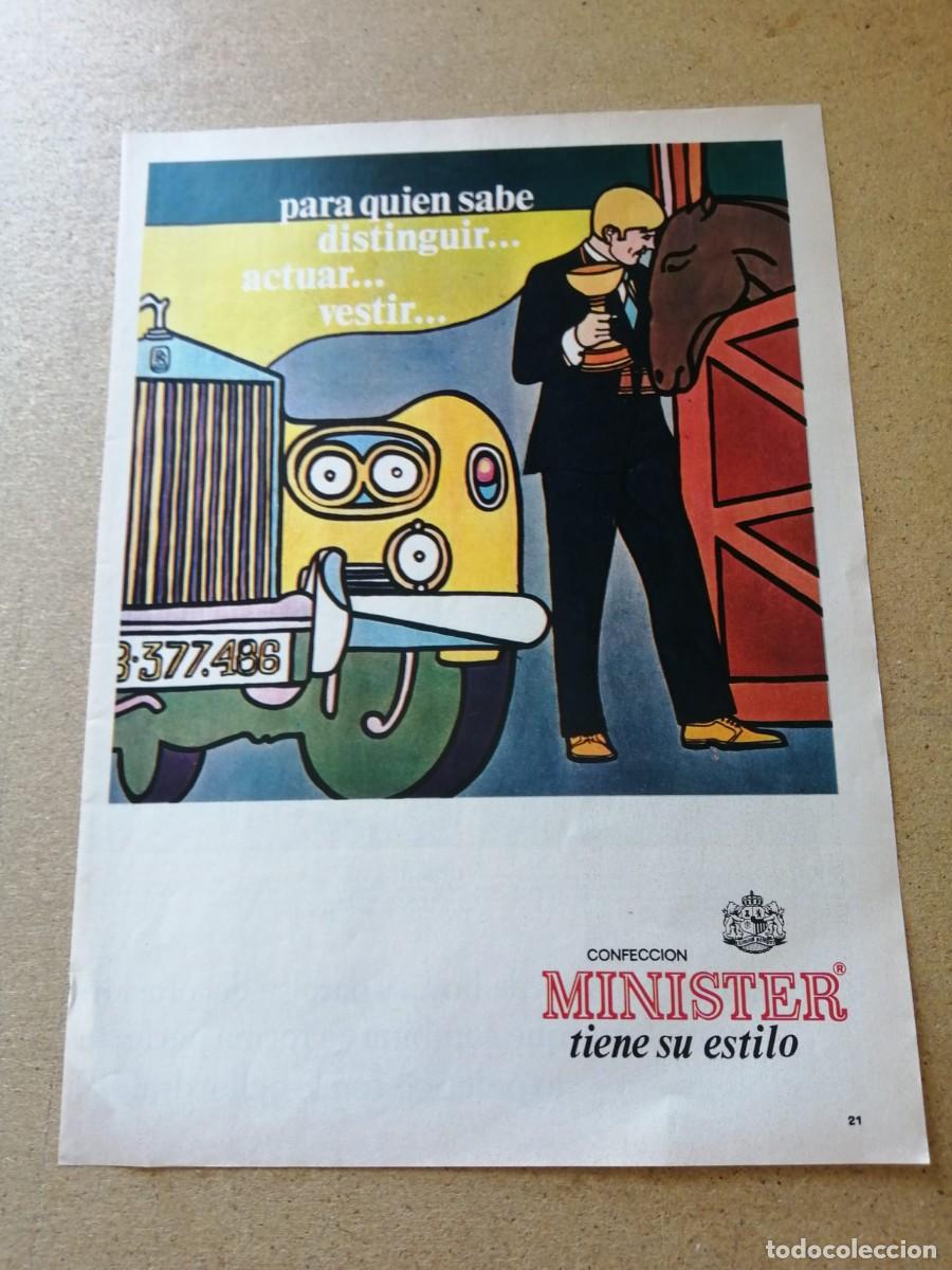 Otros Art&iacute;culos de Coleccionismo en Papel: ANUNCIO. CONFECCION MINISTER