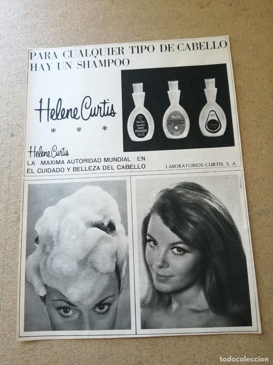 Otros Art&iacute;culos de Coleccionismo en Papel: ANUNCIO. SHAMPOO HELENE CURTIS