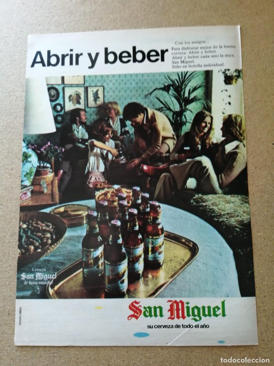 Otros Art&iacute;culos de Coleccionismo en Papel: ANUNCIO. CERVEZA SAN MIGUEL