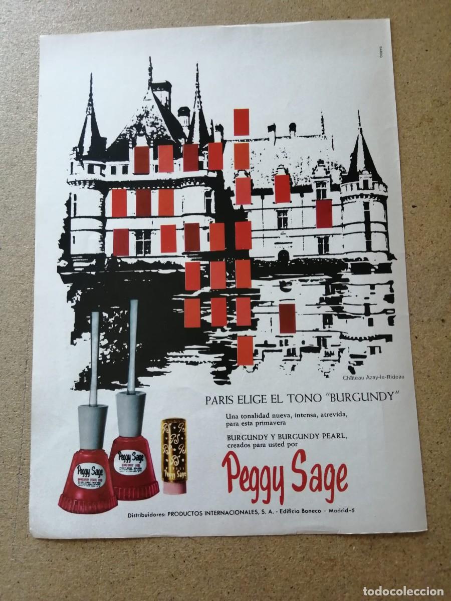Otros Art&iacute;culos de Coleccionismo en Papel: ANUNCIO. PINTAU&Ntilde;AS PEGGY SAGE