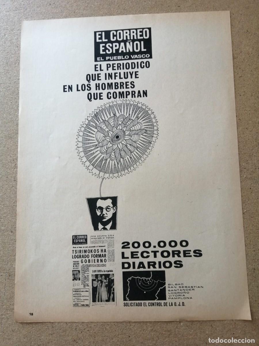 Otros Art&iacute;culos de Coleccionismo en Papel: ANUNCIO. EL CORREO ESPA&Ntilde;OL