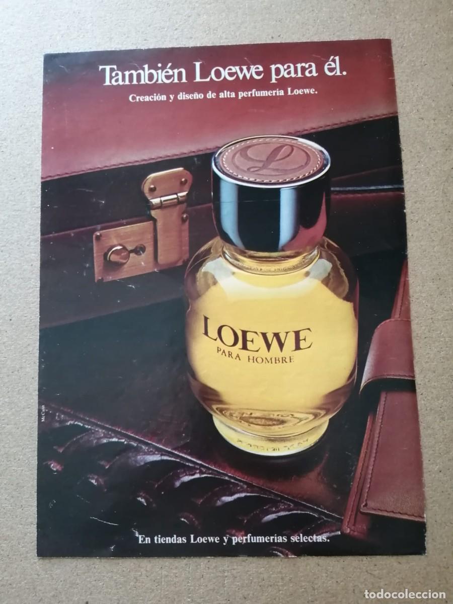 Otros Art&iacute;culos de Coleccionismo en Papel: ANUNCIO. LOEWE PARA HOMBRE