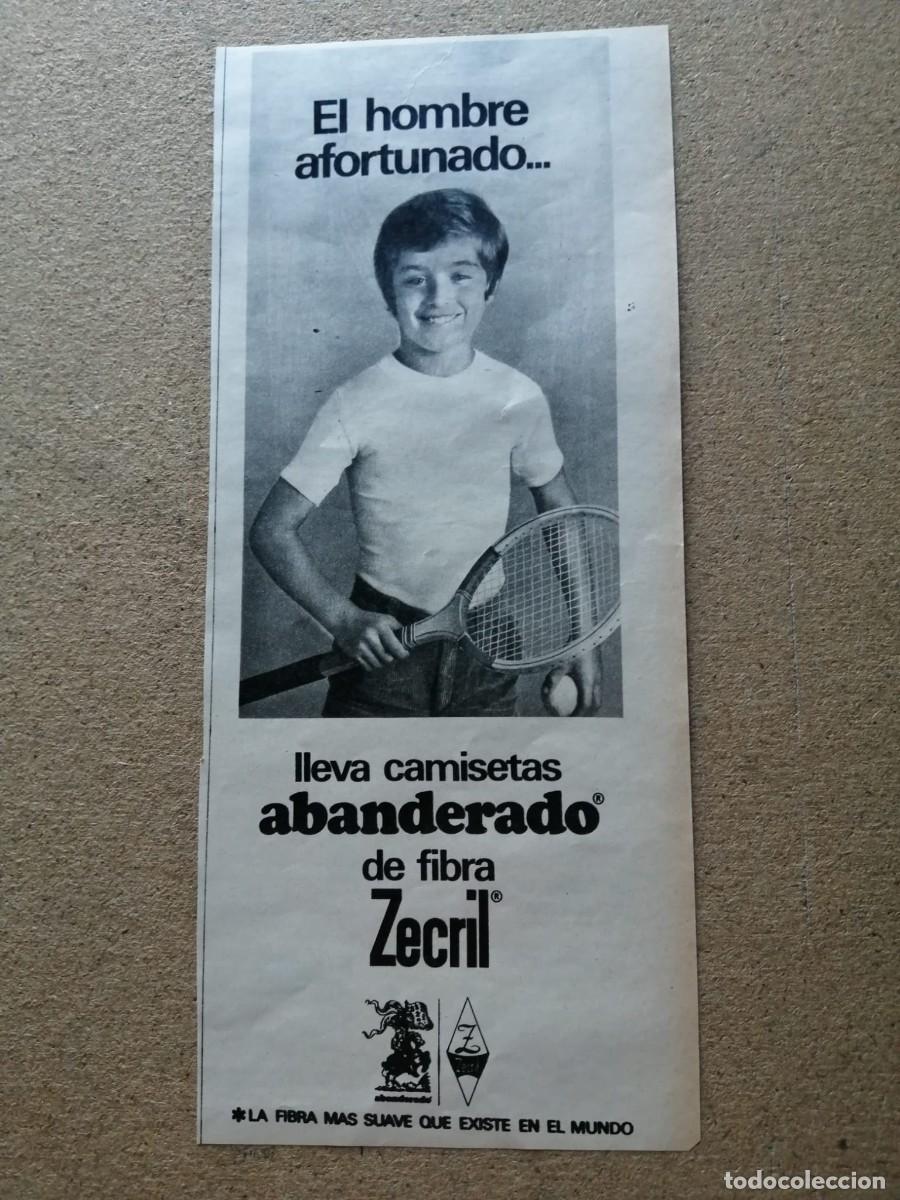 Collectionnisme Papier divers: ANUNCIO. CAMISETAS ABANDERADO