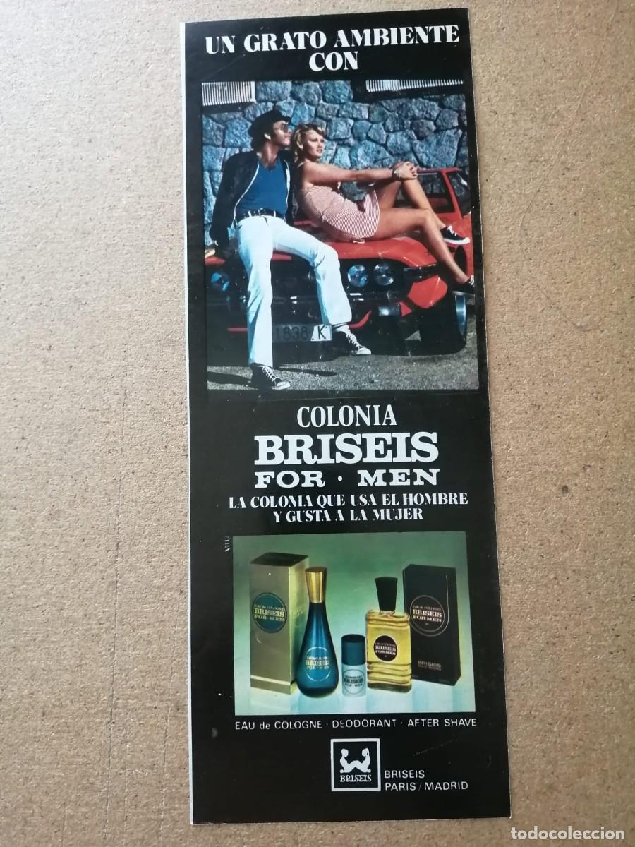 Altri oggetti di carta: ANUNCIO. COLONIA BRISEIS FOR MEN