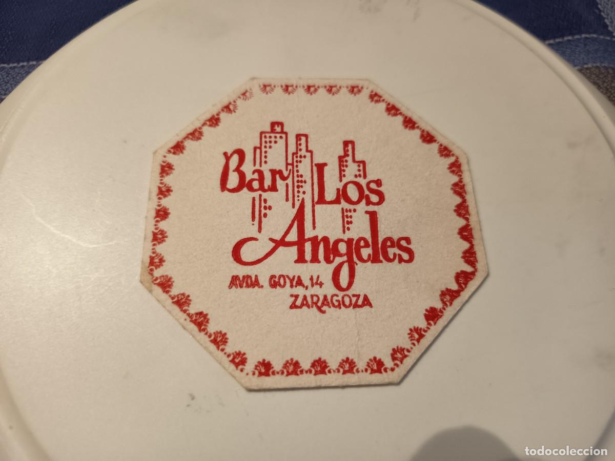 Otros Art&iacute;culos de Coleccionismo en Papel: POSAVASOS BAR LOS ANGELES-ZARAGOZA