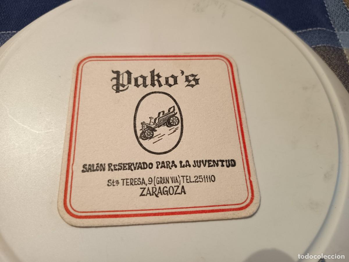 Otros Art&iacute;culos de Coleccionismo en Papel: POSAVASOS SALON PAKO'S-ZARAGOZA