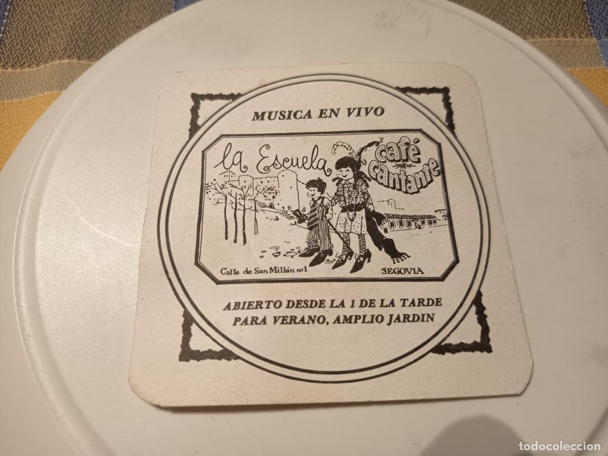 Sammelleidenschaft Andere Papierartikel: POSAVASOS CAFE CANTANTE LA ESCUELA-SEGOVIA