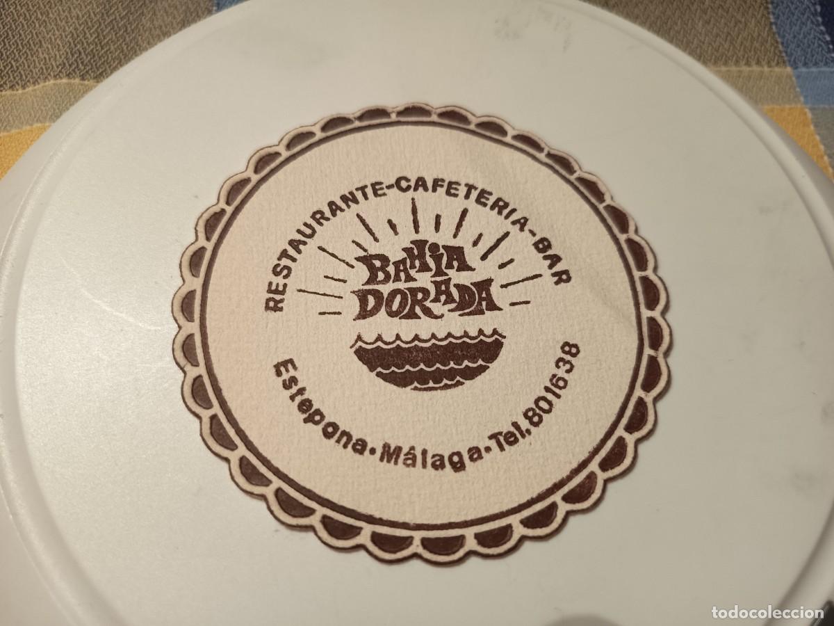 Otros Art&iacute;culos de Coleccionismo en Papel: POSAVASOS CAFETERIA BAHIA DORADA-ESTEPONA-MALAGA