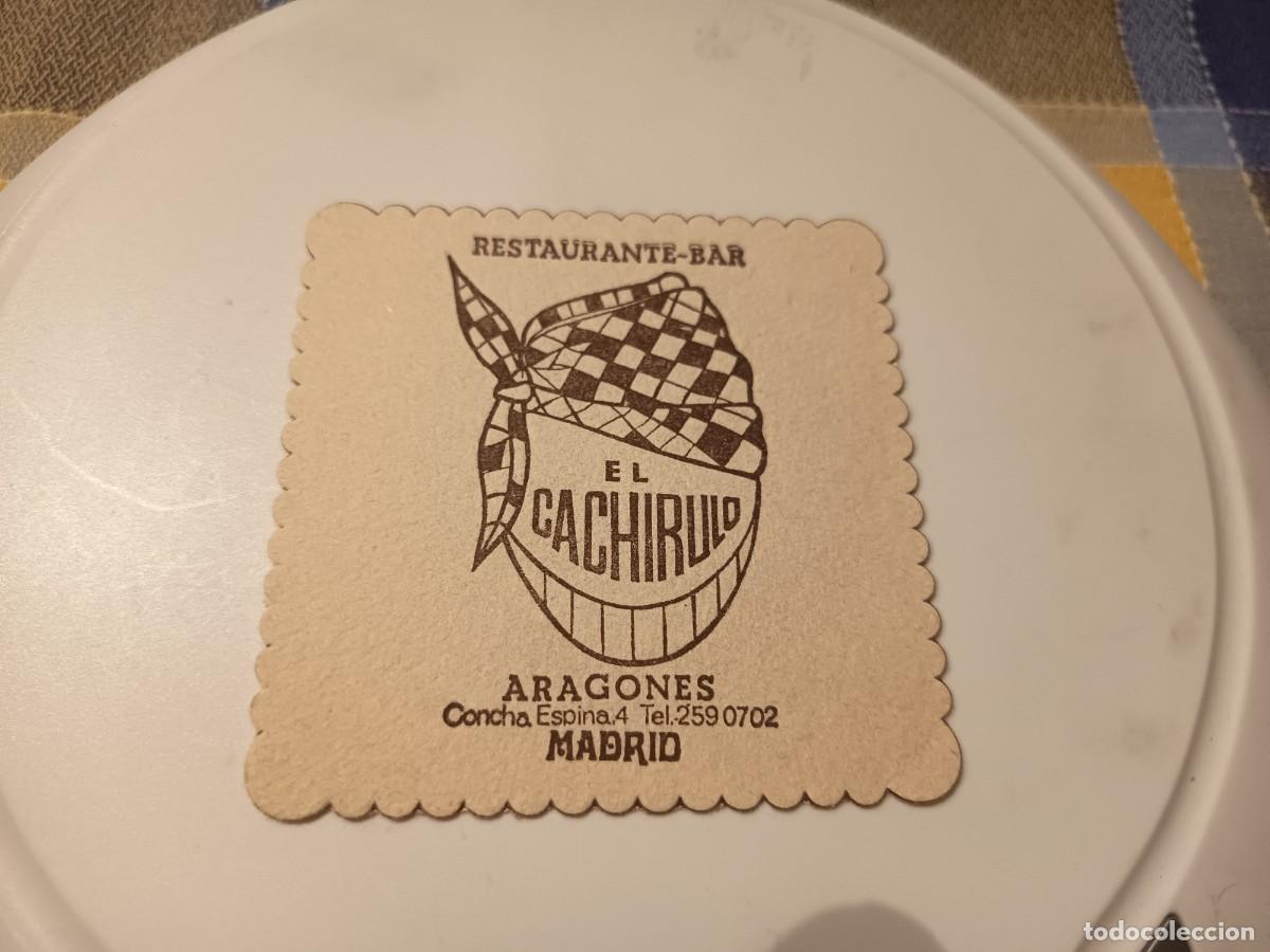 Sammelleidenschaft Andere Papierartikel: POSAVASOS RESTAURANTE EL CACHIRULO-MADRID