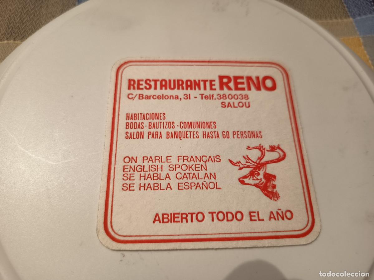 Otros Art&iacute;culos de Coleccionismo en Papel: POSAVASOS RESTAURANTE RENO-SALOU-TARRAGONA