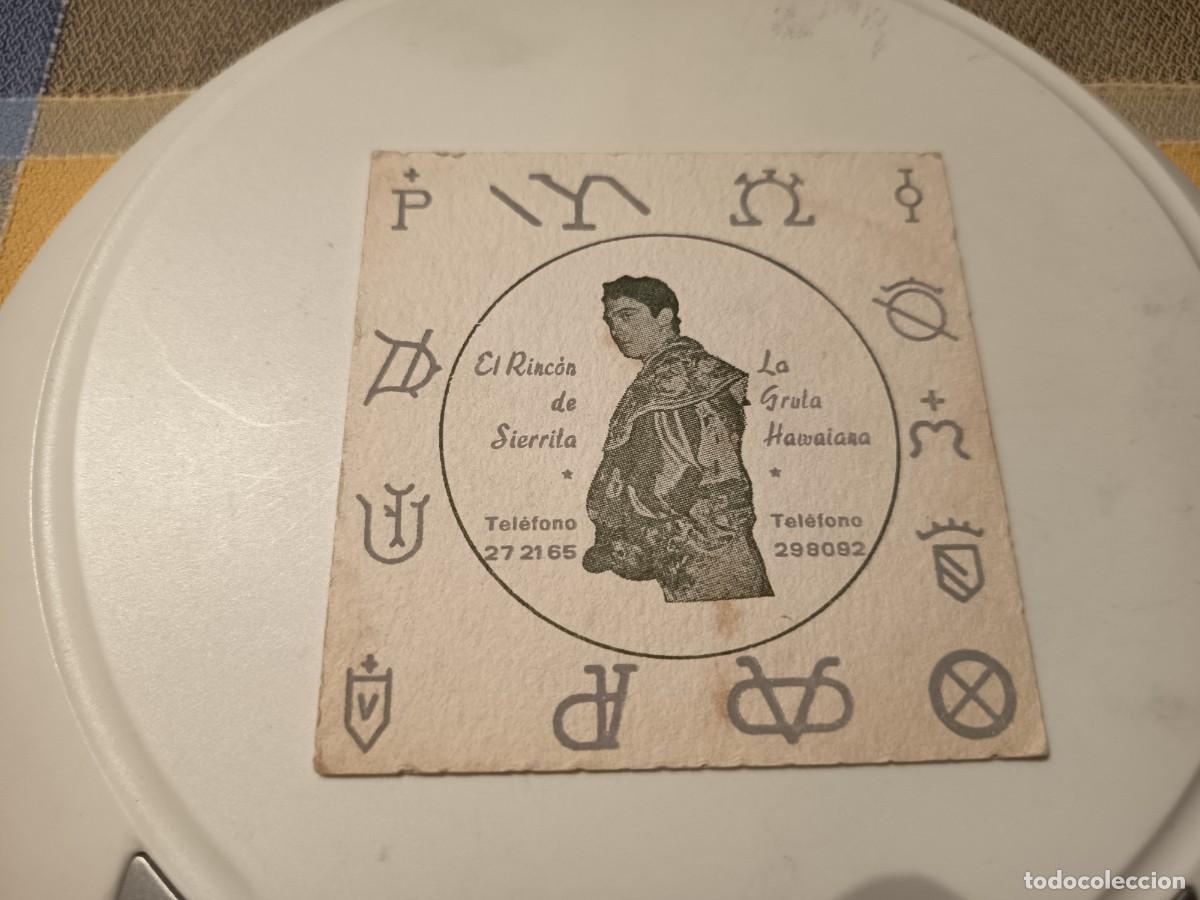Otros Art&iacute;culos de Coleccionismo en Papel: POSAVASOS PEL RINCON DE SIERRITA-LA GRUTA HAWAIANA