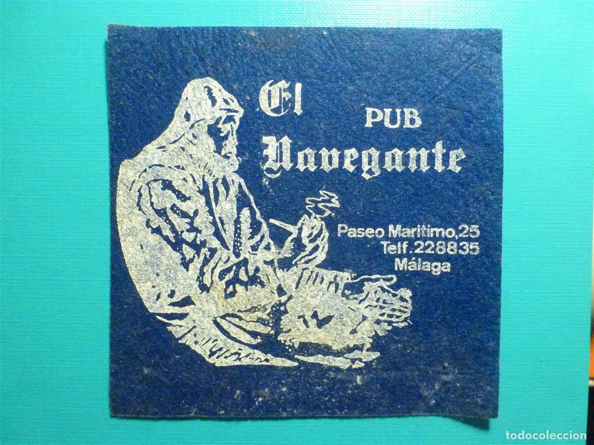 Otros Art&iacute;culos de Coleccionismo en Papel: Posavasos pubs y discotecas - PUB El navegante - Paseo Mar&iacute;timo, 25 - M&aacute;laga