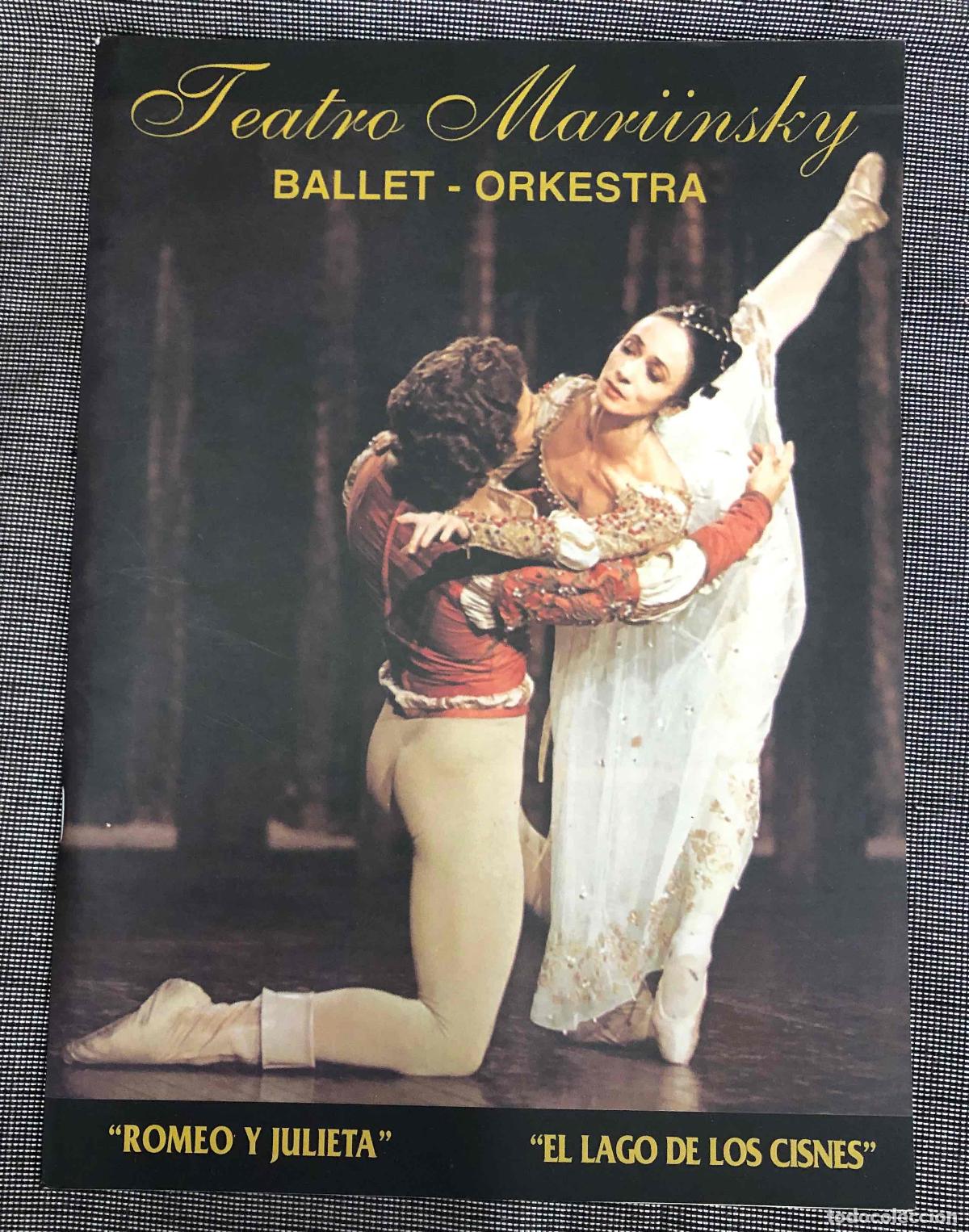 Otros Art&iacute;culos de Coleccionismo en Papel: CATALOGO TEATRO MARIINSKY BALLET ORKESTRA ROMEO Y JULIETA, EL LAGO DE LOS CISNES. BILBAO 2001