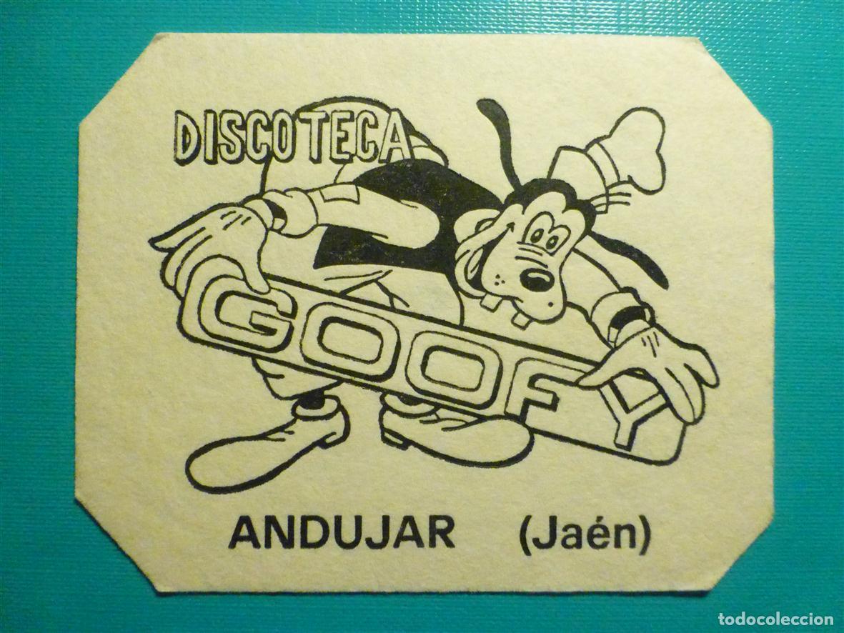 Otros Art&iacute;culos de Coleccionismo en Papel: Posavasos Pubs y Discotecas - Discoteca Goofy - Andujar - Ja&eacute;n