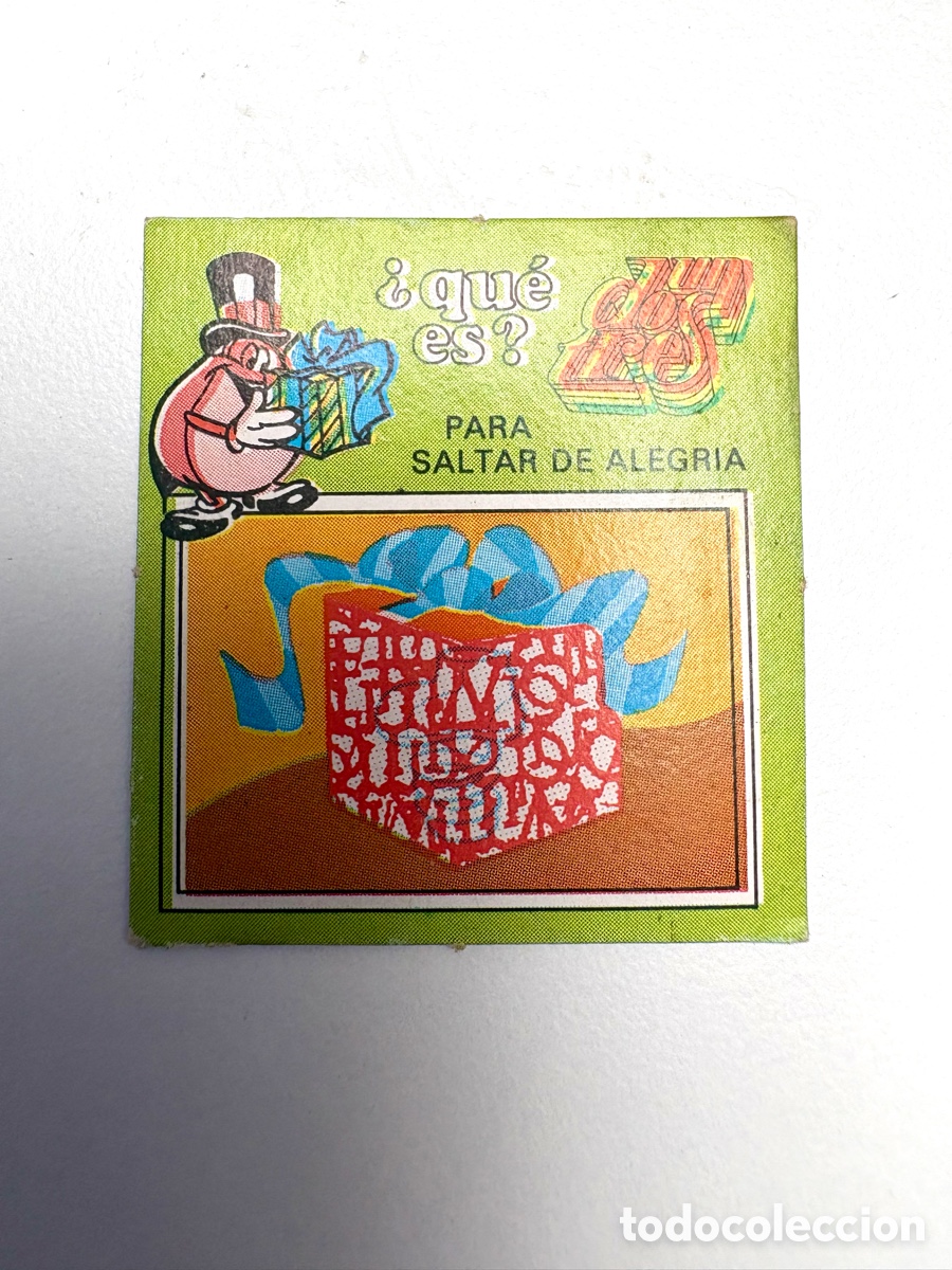 Otros Art&iacute;culos de Coleccionismo en Papel: TARJETA UN DOS TRES 1 2 3 A&Ntilde;OS 80 CROMO