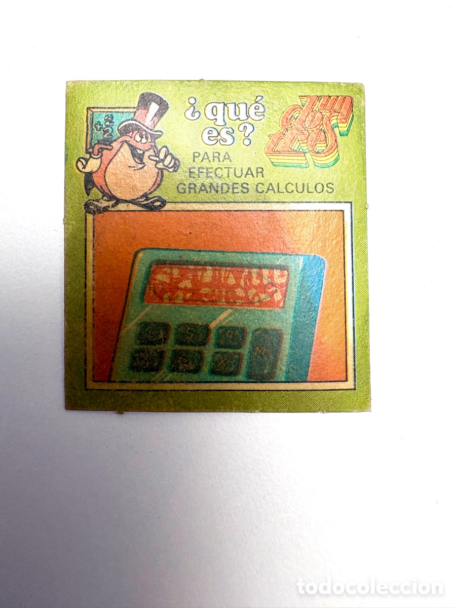 Otros Art&iacute;culos de Coleccionismo en Papel: TARJETA UN DOS TRES 1 2 3 A&Ntilde;OS 80 CROMO
