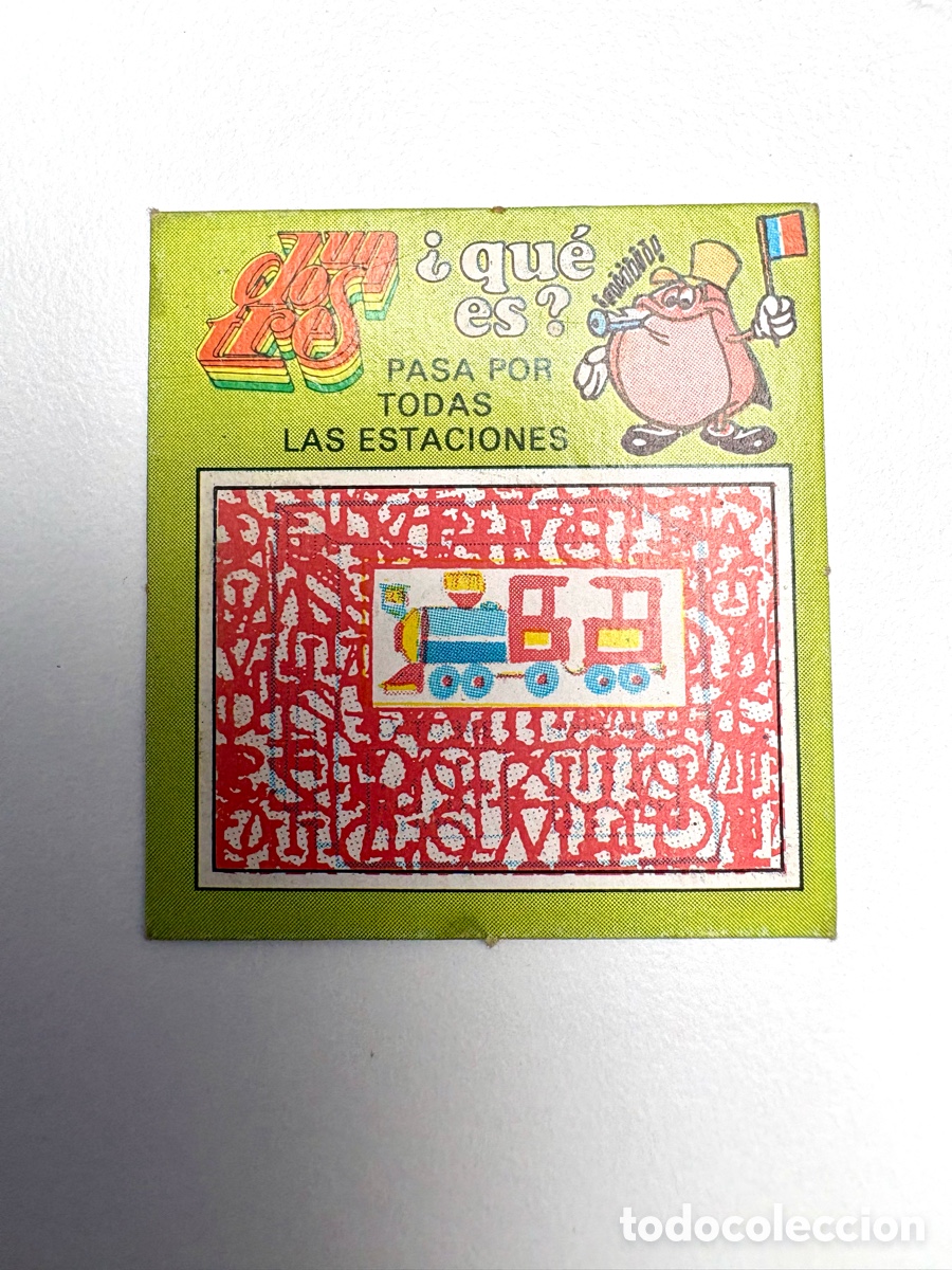 Otros Art&iacute;culos de Coleccionismo en Papel: TARJETA UN DOS TRES 1 2 3 A&Ntilde;OS 80 CROMO