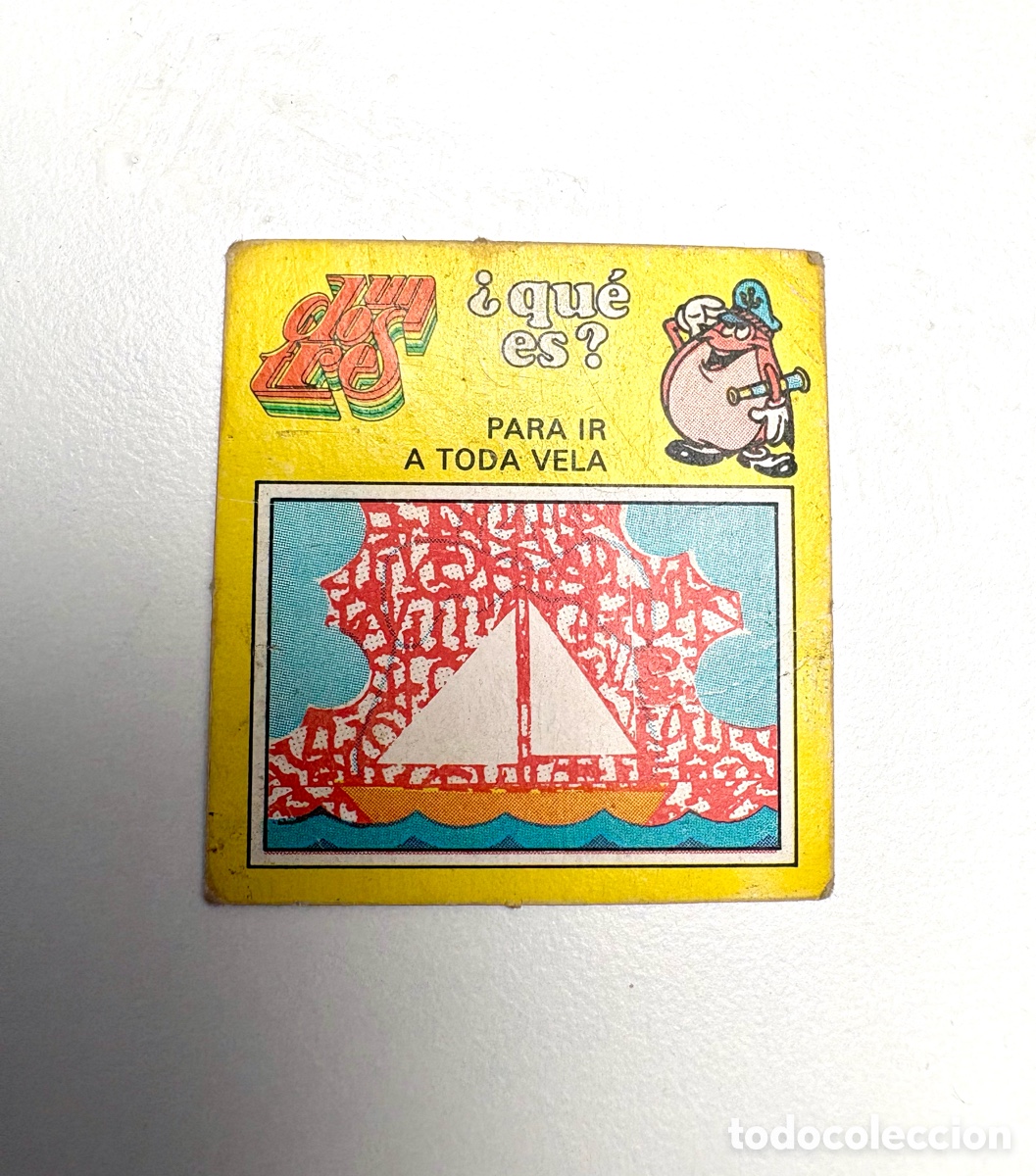 Otros Art&iacute;culos de Coleccionismo en Papel: TARJETA UN DOS TRES 1 2 3 A&Ntilde;OS 80 CROMO