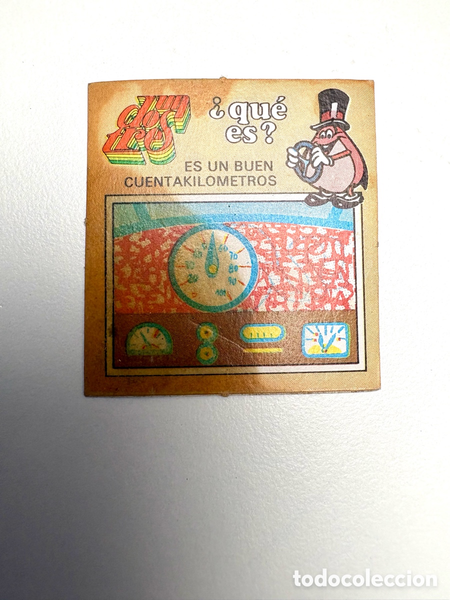 Otros Art&iacute;culos de Coleccionismo en Papel: TARJETA UN DOS TRES 1 2 3 A&Ntilde;OS 80 CROMO