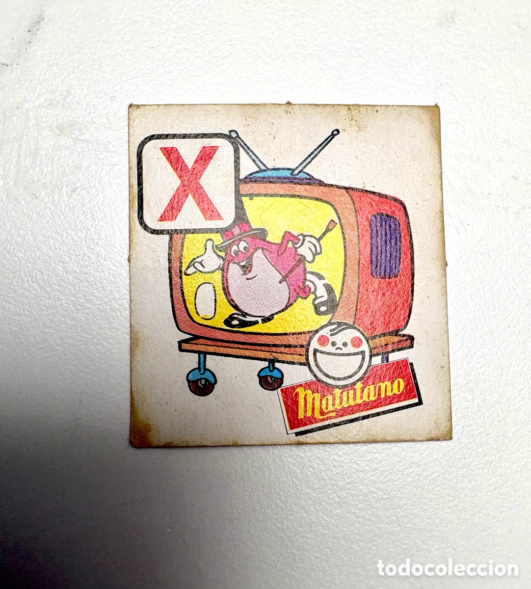 Otros Art&iacute;culos de Coleccionismo en Papel: TARJETA LETRA X CHOLLO MATUTANO UN DOS TRES 1 2 3 A&Ntilde;OS 80 CROMO
