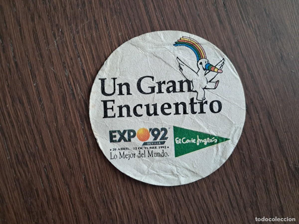 Otros Art&iacute;culos de Coleccionismo en Papel: posavasos de publicidad, un gran encuentro, expo 92, el corte ingl&eacute;s.