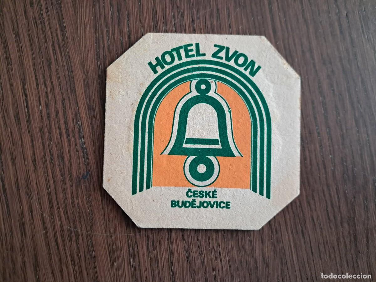 Otros Art&iacute;culos de Coleccionismo en Papel: posavasos de publicidad, hotel Zvon, Rep&uacute;blica Checa.