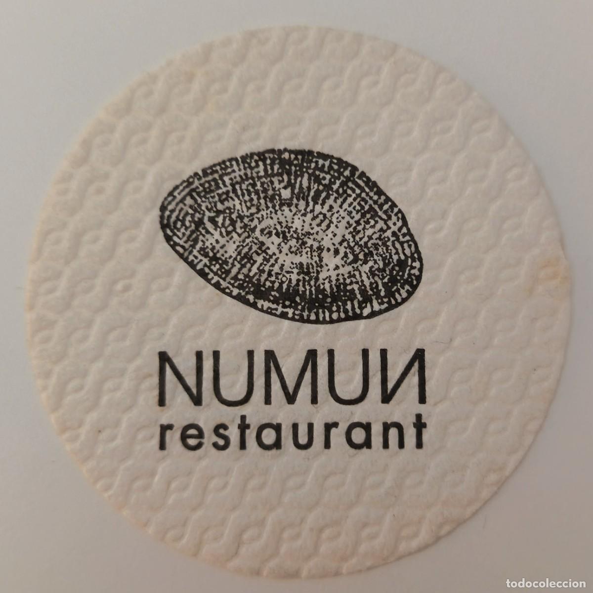 Otros Art&iacute;culos de Coleccionismo en Papel: Posavasos. Redondo. Numum Restaurant.
