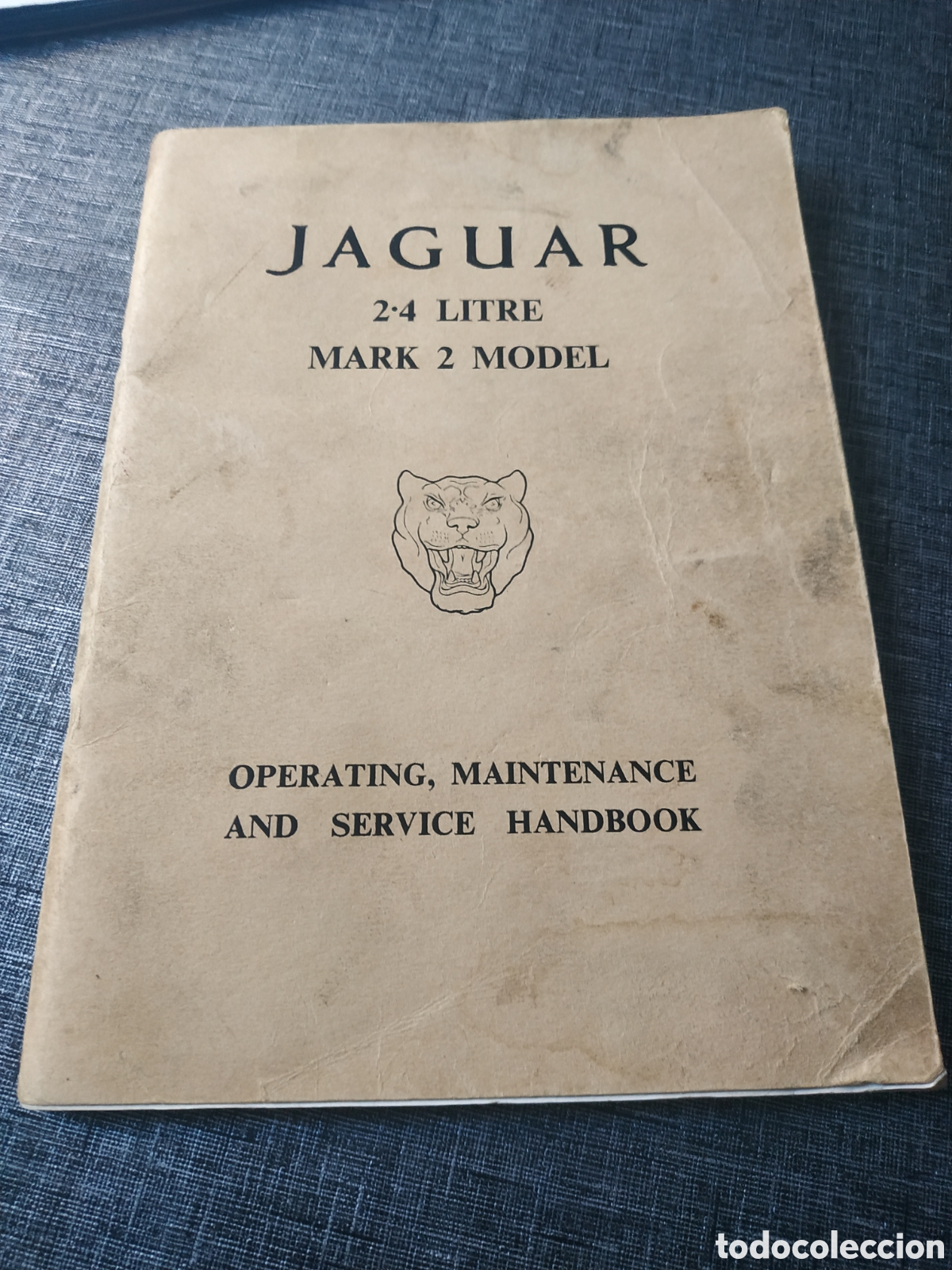 Otros Art&iacute;culos de Coleccionismo en Papel: Libro de instrucciones de Jaguar Mark2