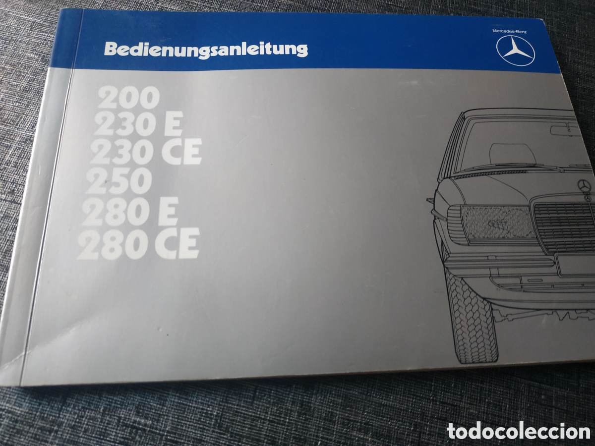Otros Art&iacute;culos de Coleccionismo en Papel: Libro de instrucciones Mercedes clasic