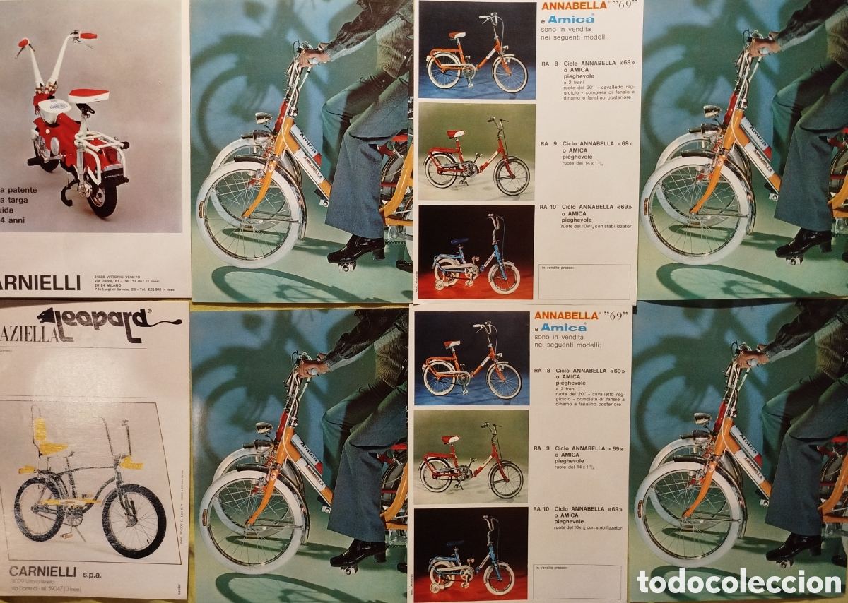 Otros Art&iacute;culos de Coleccionismo en Papel: Folletos de propaganda de bicicletas retro