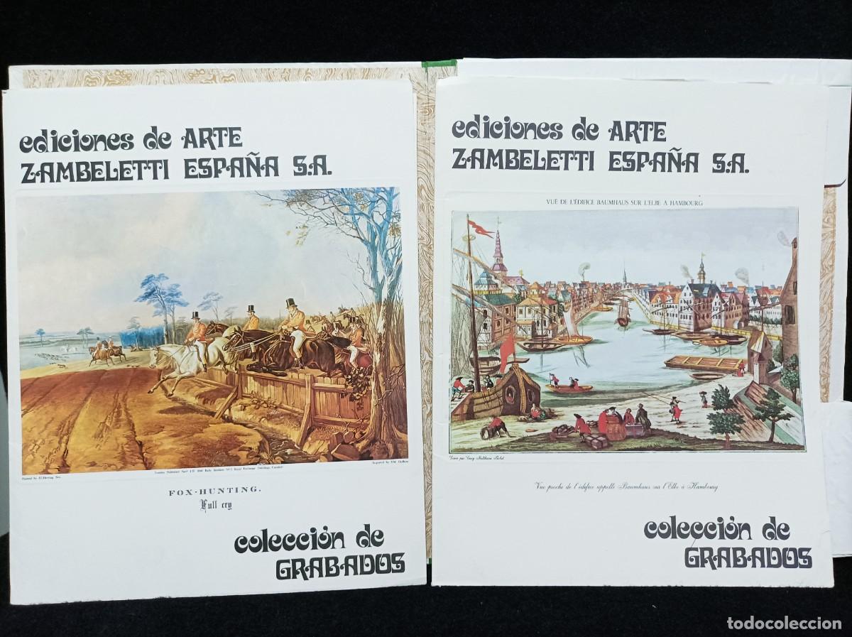Otros Art&iacute;culos de Coleccionismo en Papel: TRES MAGNIFICAS COLECCIONES DE LAMINAS DE GRABADOS ANTIGUOS. EDICS ARTE ZAMBELETTI ESPA&Ntilde;A.