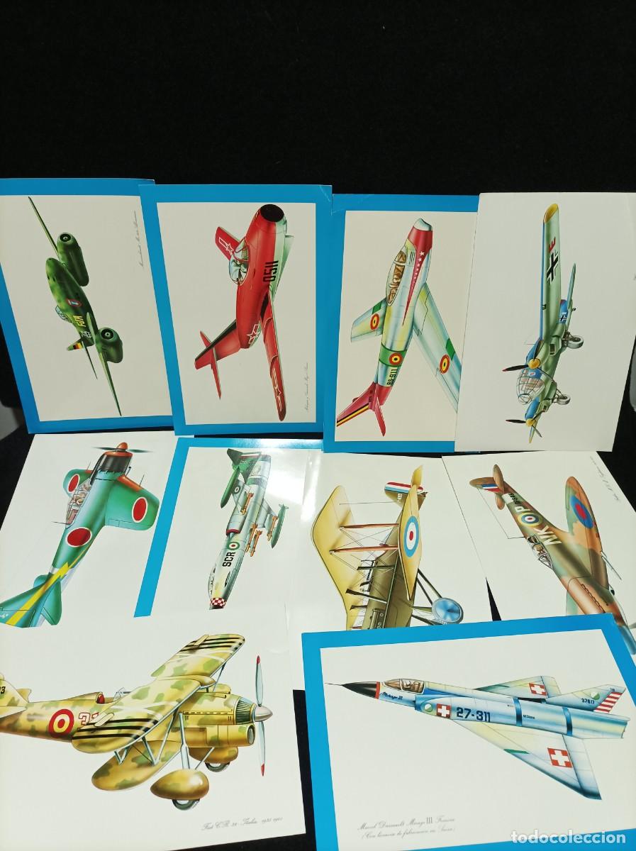 Otros Art&iacute;culos de Coleccionismo en Papel: COLECCION DE 10 LAMINAS - COLECCION AVIONES Y AVIONES MODERNOS