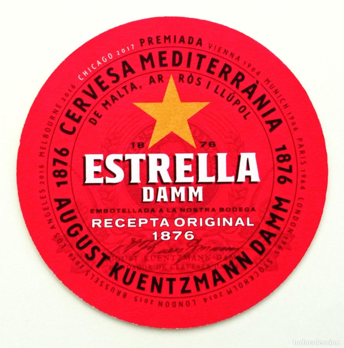 Otros Art&iacute;culos de Coleccionismo en Papel: POSAVASO CERVEZA ESTRELLA DAMM - EL CABLE (SITGES) 85 ANIVERSARIO (ESPA&Ntilde;A)