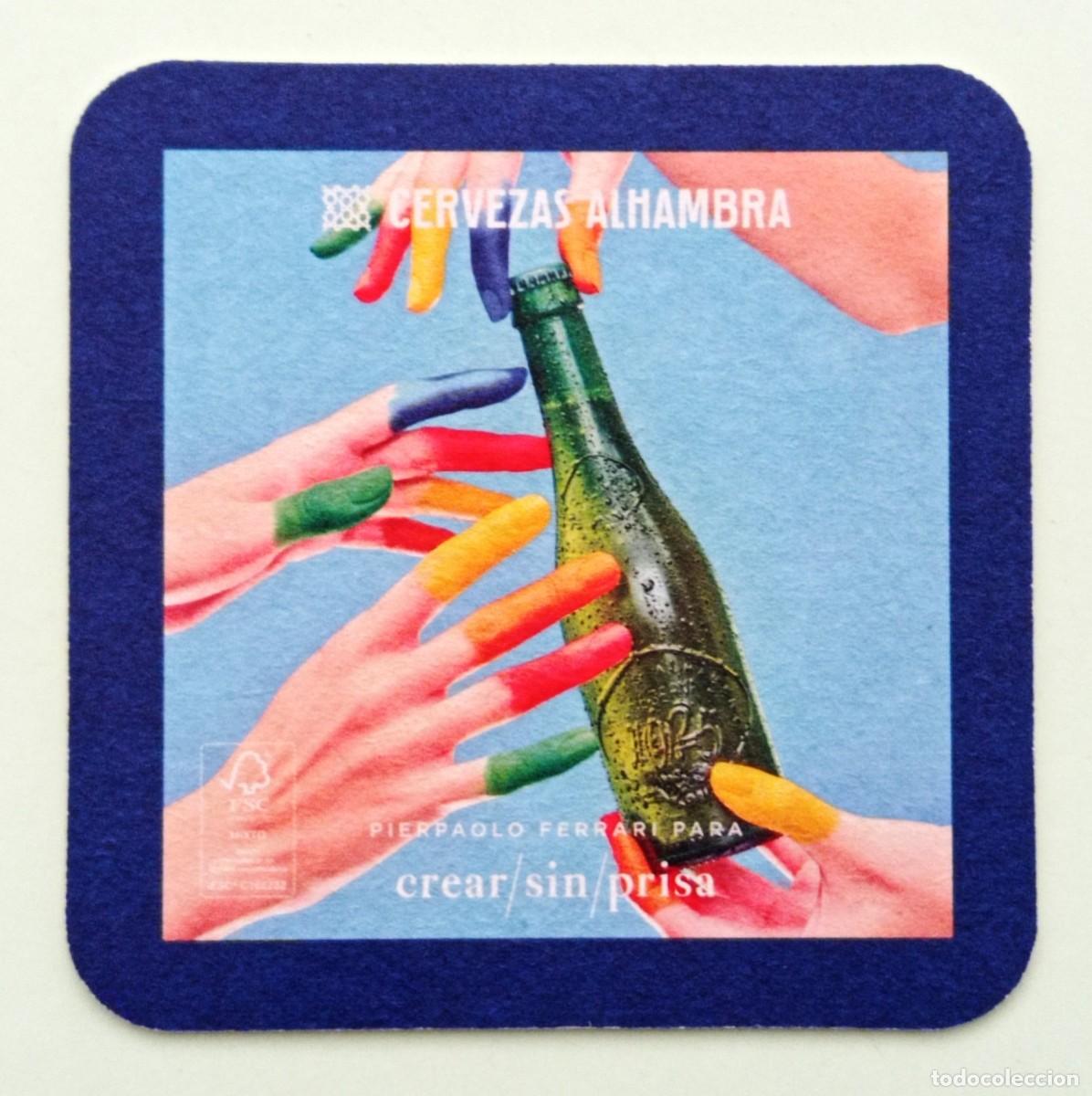 Otros Art&iacute;culos de Coleccionismo en Papel: POSAVASO CERVEZA ALHAMBRA (ESPA&Ntilde;A)