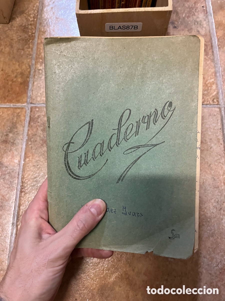 Otros Art&iacute;culos de Coleccionismo en Papel: Blas87B cuaderno infantil original manuscrito a&ntilde;os 70