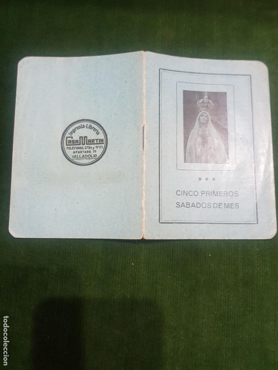 Otros Art&iacute;culos de Coleccionismo en Papel: CINCO PRIMEROS SABADOS-CASA MARTIN VALLADOLID