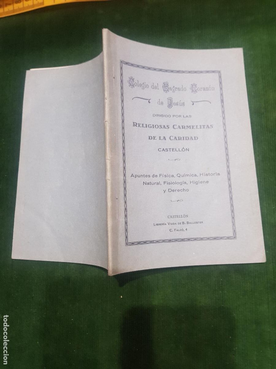 Otros Art&iacute;culos de Coleccionismo en Papel: COLEGIO DEL SAGRADO CORAZON DE JESUS,DIRIGIDO POR LAS RELIGIOSAS DE LA CARIDAD CAS.