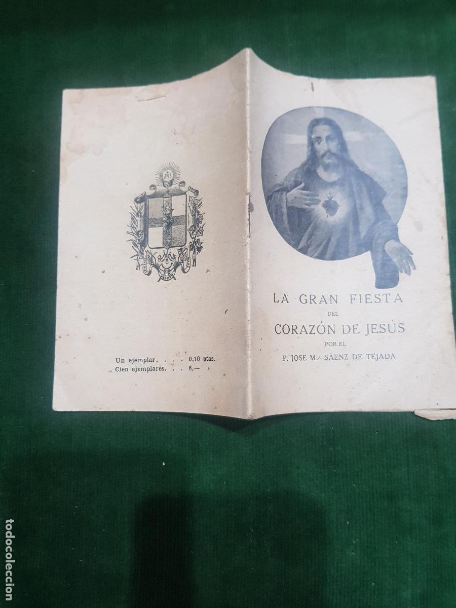 Otros Art&iacute;culos de Coleccionismo en Papel: LA GRAN FIESTA DEL CORAZON DE JESUS,POR EL P.JOSE M&ordf; SAENZ DE TEJADA,1928