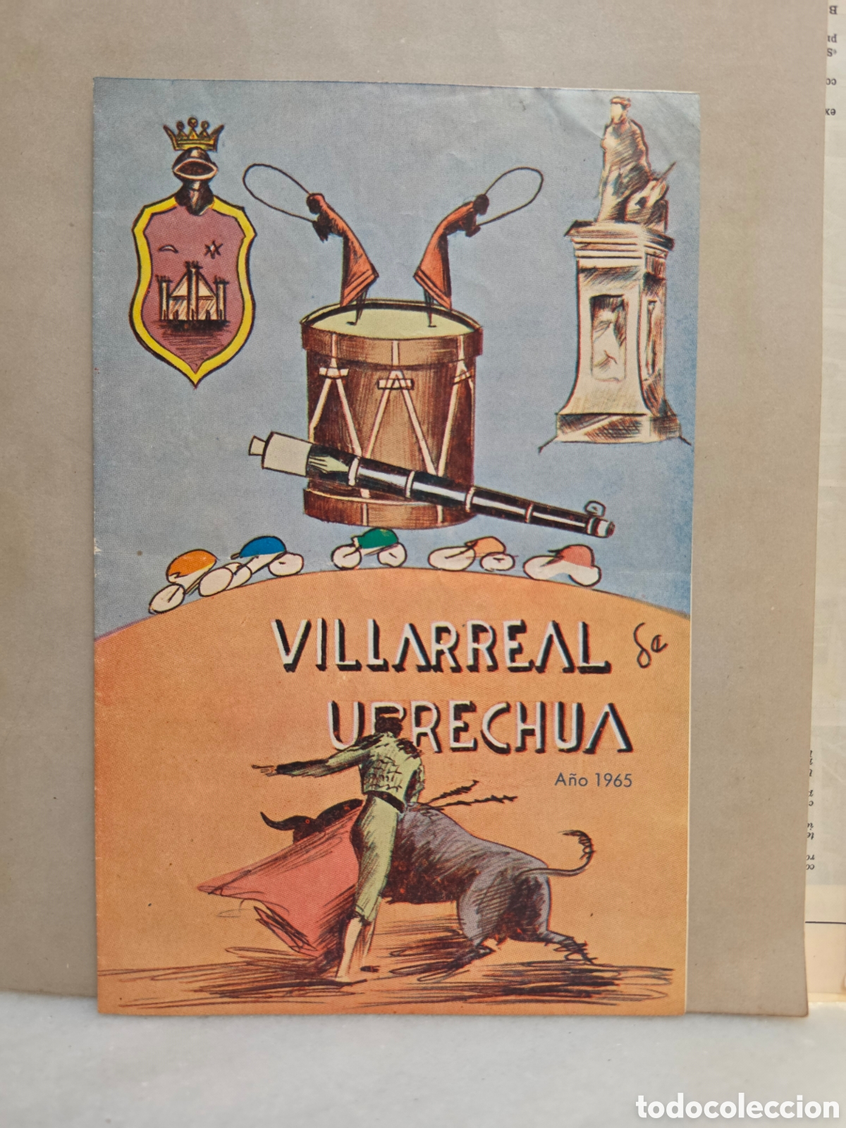 Otros Art&iacute;culos de Coleccionismo en Papel: VILLARREAL DE URRECHUA. PROGRAMA DE FIESTAS A&Ntilde;O 1965. URRETXU. GUIPUZCOA.