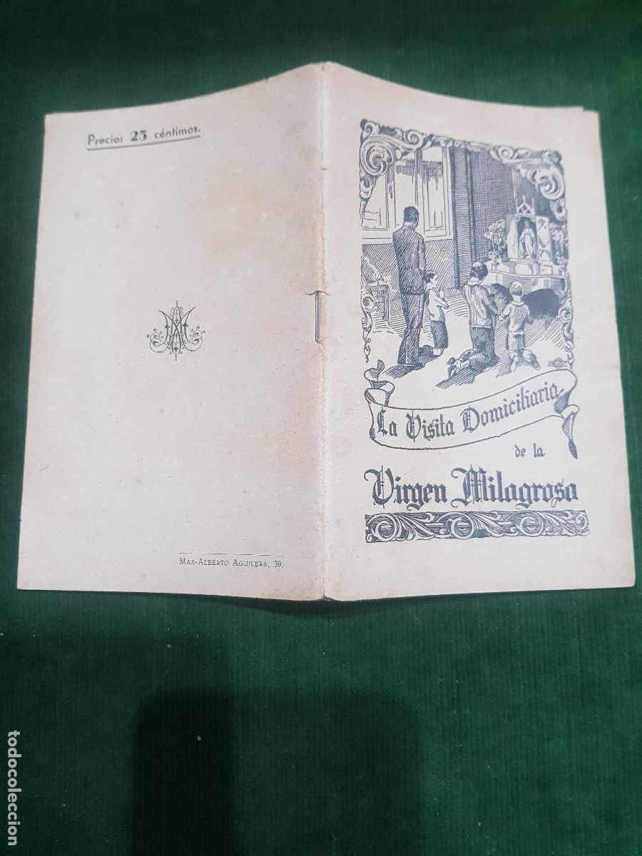 Otros Art&iacute;culos de Coleccionismo en Papel: LA VISITA DOMICILARIA DE LA VIRGEN MILAGROSA 1940