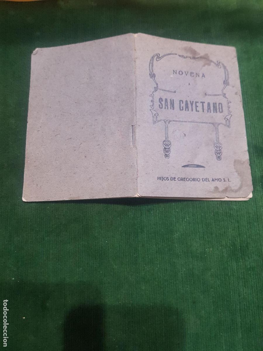 Otros Art&iacute;culos de Coleccionismo en Papel: NOVENA AL GLORIOSO SAN CAYETANO,D.RAMON MU&Ntilde;OZ DE ANDRADE 1949