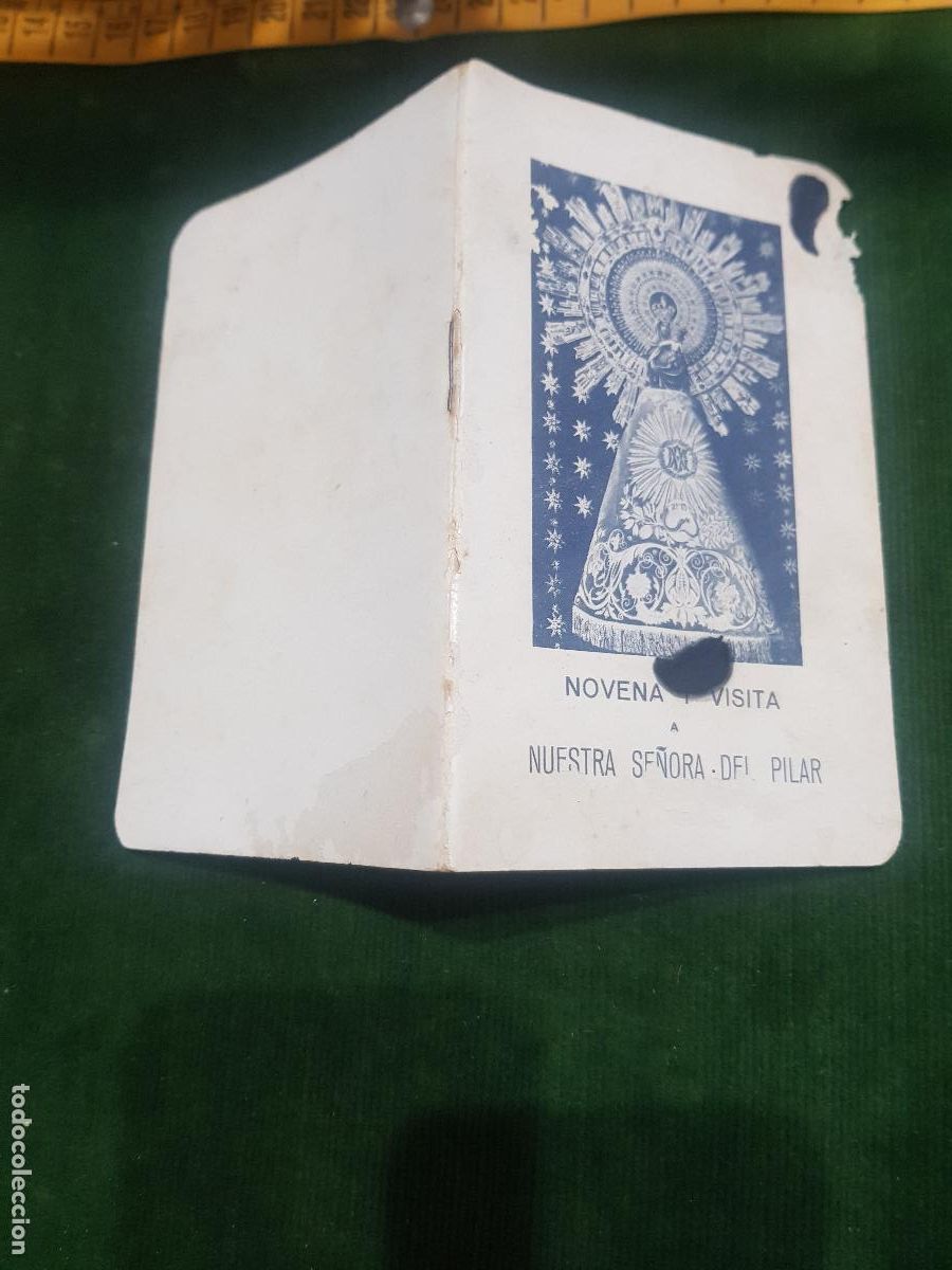 Otros Art&iacute;culos de Coleccionismo en Papel: NOVENA Y VISITA A LA SANTISIMA VIRGEN DEL PILAR.P.BRUNO DE SAN JOSE 1938