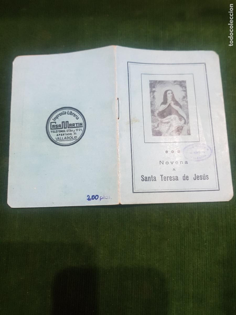 Otros Art&iacute;culos de Coleccionismo en Papel: NOVENA AL SANTA TERESA DE JESUS