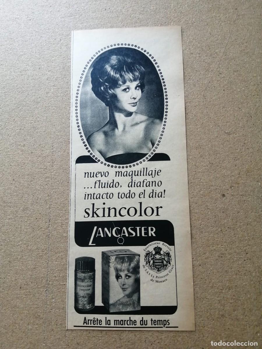 Otros Art&iacute;culos de Coleccionismo en Papel: ANUNCIO. LANCASTER, SKIN COLOR