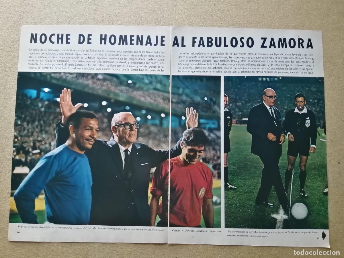 Otros Art&iacute;culos de Coleccionismo en Papel: REPORTAJE. NOCHE DE HOMENAJE A RICARDO ZAMORA