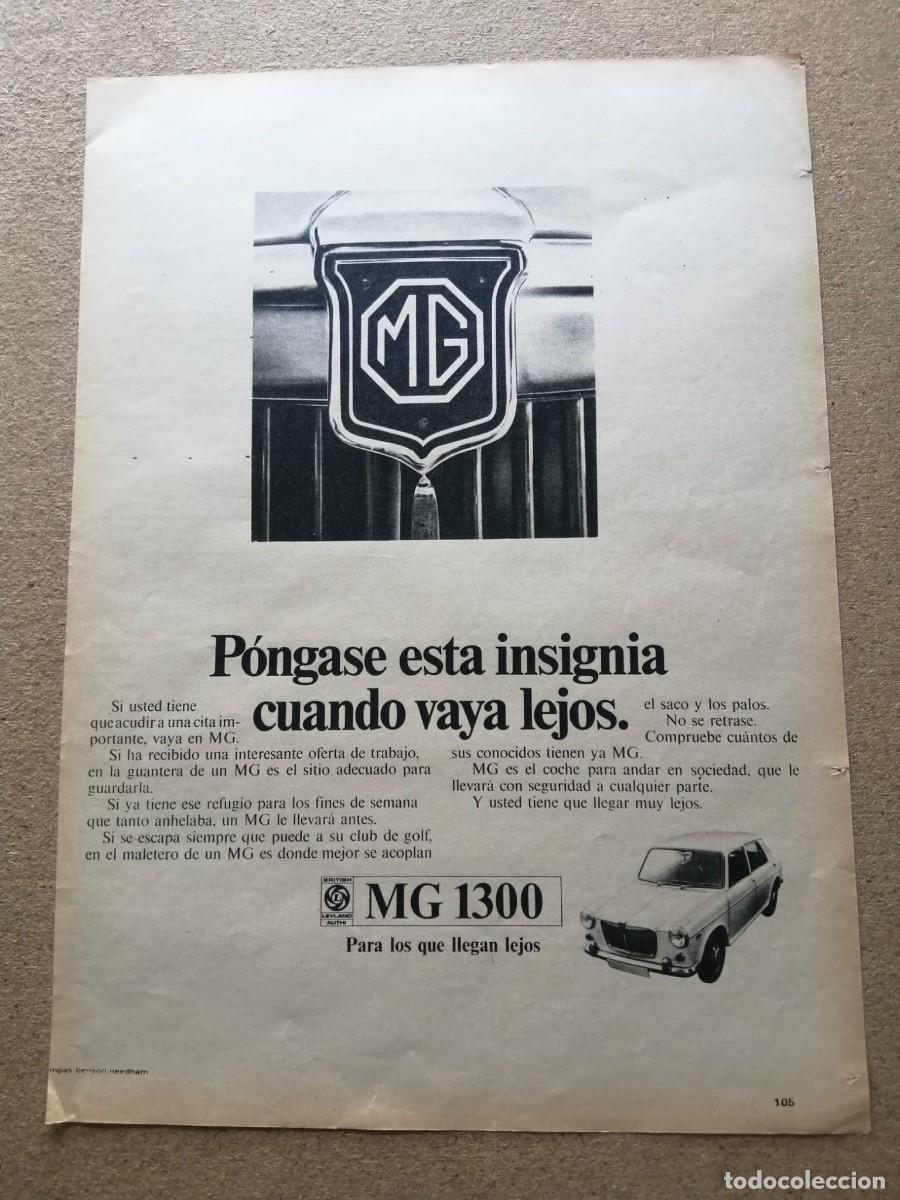 Otros Art&iacute;culos de Coleccionismo en Papel: ANUNCIO. MG 1300....
