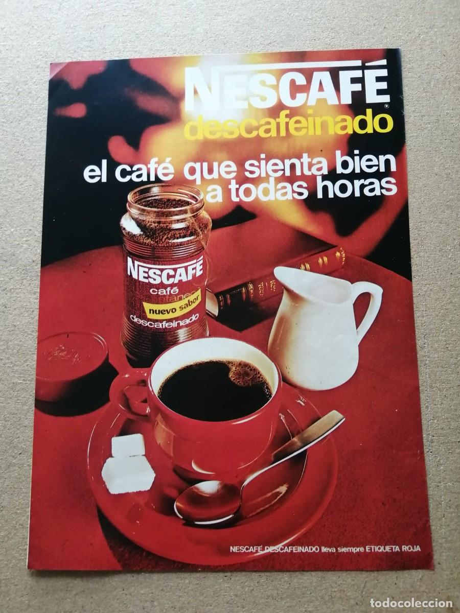Otros Art&iacute;culos de Coleccionismo en Papel: ANUNCIO. NESCAFE DESCAFEINADO