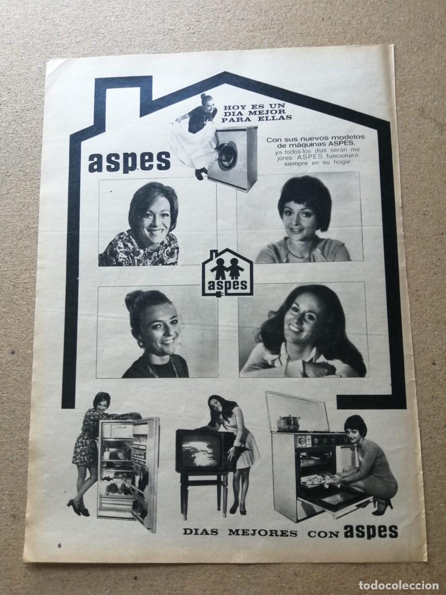 Otros Art&iacute;culos de Coleccionismo en Papel: ANUNCIO. ELECTRODOMESTICOS ASPES