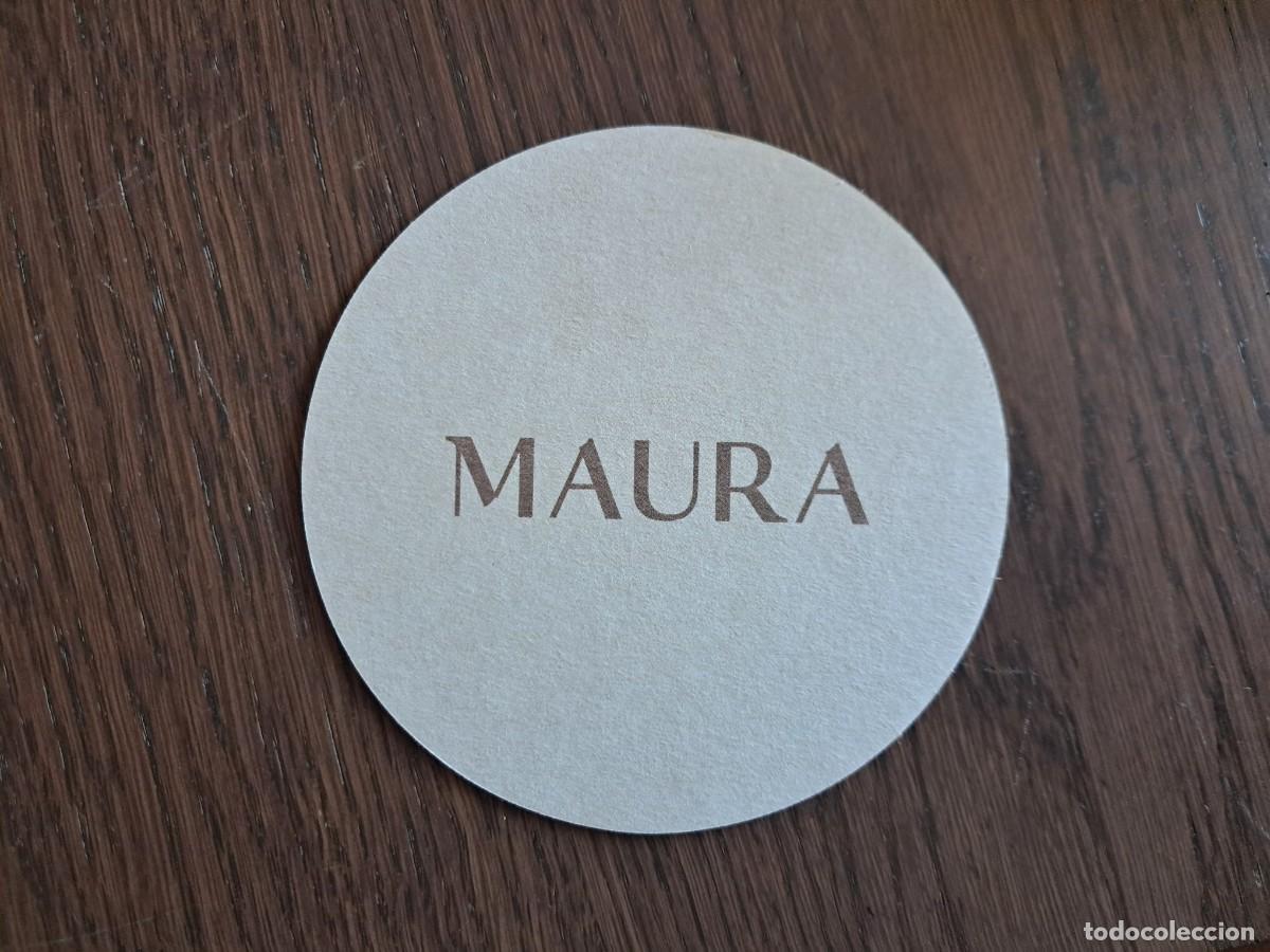 Otros Art&iacute;culos de Coleccionismo en Papel: posavasos de publicidad, bar cafeter&iacute;a Maura, Palma de Mallorca.